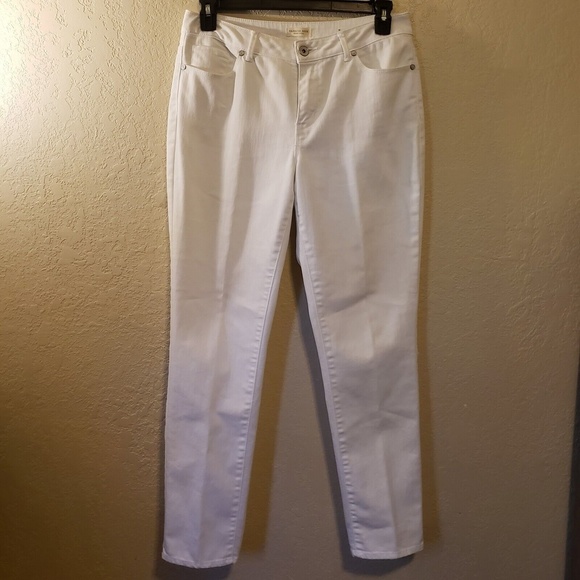 Coldwater Creek Women's White Straight Leg Jeans Sz 10. Excellent Condition - Picture 1 of 9